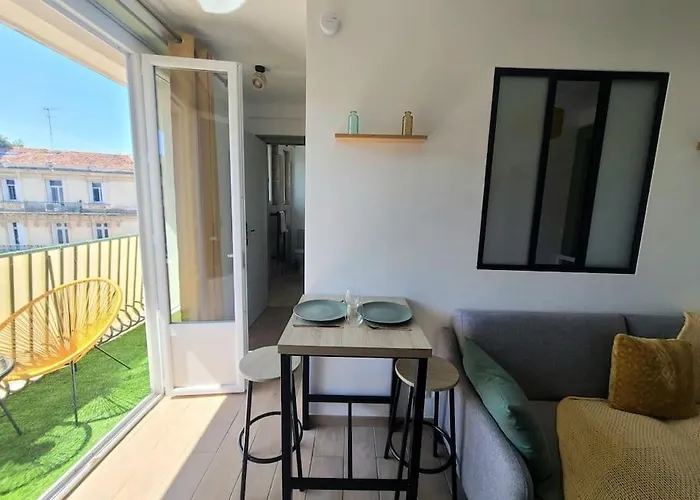 Havre Lumineux Avec Climatisation Et Terrasse * Montpellier
